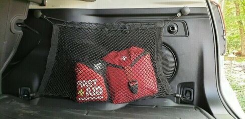 Rear Trunk Left Right Side Cargo Nets (Set of 2) for Subaru Forester 2014–2018 –Envelope Style Cargo Nets for SUV–Premium Mesh Elastic Car Trunk Organizer – Compatible with Forester in Saudi Arabia
