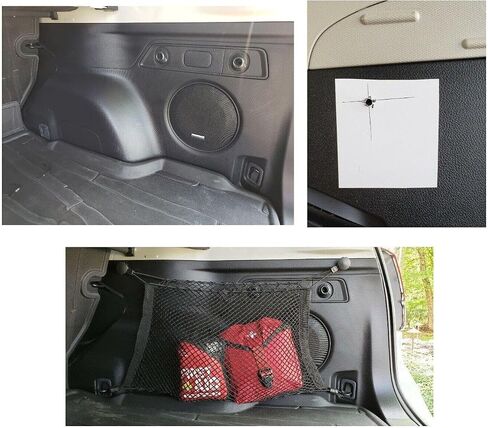 Rear Trunk Left Right Side Cargo Nets (Set of 2) for Subaru Forester 2014–2018 –Envelope Style Cargo Nets for SUV–Premium Mesh Elastic Car Trunk Organizer – Compatible with Forester in Saudi Arabia