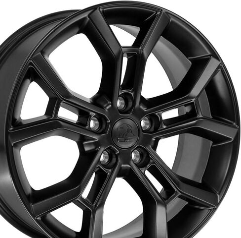 OE Wheels JP29 20 Inch Rim Fits Grand Cherokee Style 5x127 20x8.5 Satin Black - Hollander 95505 (1) in Saudi Arabia
