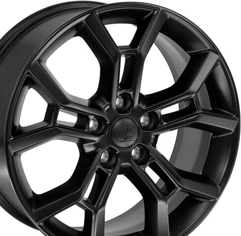 OE Wheels JP29 20 Inch Rim Fits Grand Cherokee Style 5x127 20x8.5 Satin Black - Hollander 95505 (1) in Saudi Arabia