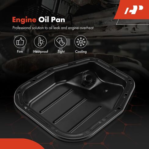 A-Premium Engine Oil Pan Sump with Drain Plug Compatible with Subaru Outback 2010-2019, Legacy 2010-2019, Tribeca 2008-2014, 3.6L Petrol in Saudi Arabia