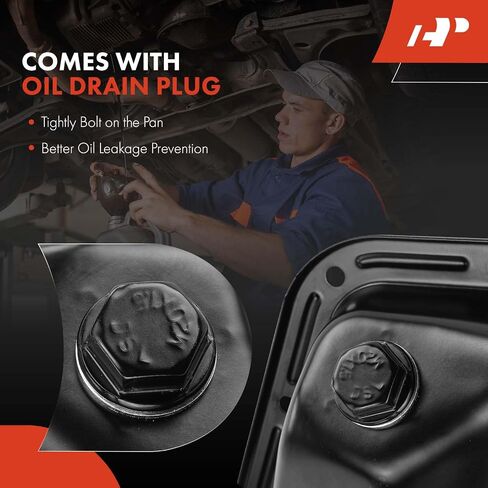 A-Premium Engine Oil Pan Sump with Drain Plug Compatible with Subaru Outback 2010-2019, Legacy 2010-2019, Tribeca 2008-2014, 3.6L Petrol in Saudi Arabia