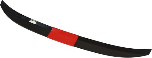 Acouto Universal Rear Trunk Lid Wing Spoiler, Glossy Black, Improve Efficiency, Enhance Stability in Saudi Arabia