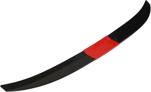 Acouto Universal Rear Trunk Lid Wing Spoiler, Glossy Black, Improve Efficiency, Enhance Stability in Saudi Arabia