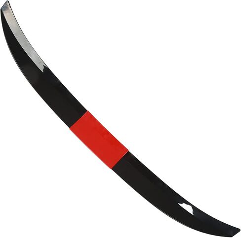 Acouto Universal Rear Trunk Lid Wing Spoiler, Glossy Black, Improve Efficiency, Enhance Stability in Saudi Arabia