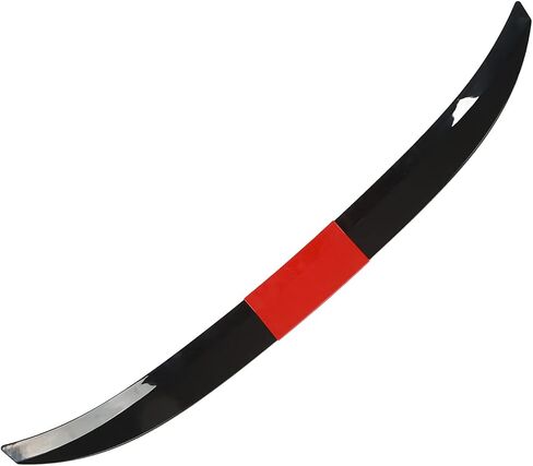Acouto Universal Rear Trunk Lid Wing Spoiler, Glossy Black, Improve Efficiency, Enhance Stability in Saudi Arabia