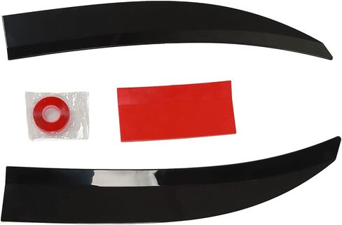 Acouto Universal Rear Trunk Lid Wing Spoiler, Glossy Black, Improve Efficiency, Enhance Stability in Saudi Arabia