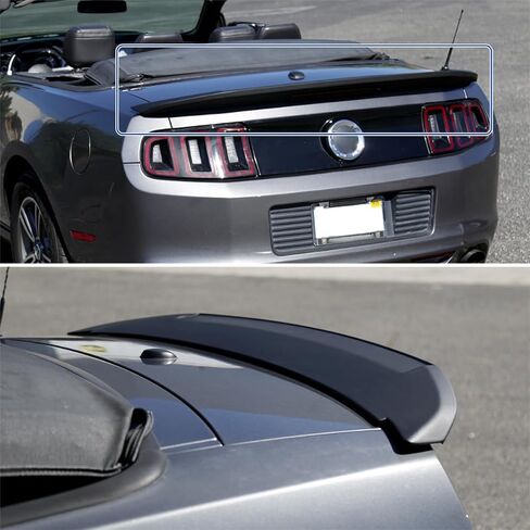 المواصفات D-D توليف Matte Black Shelby GT500 ABS Trunk Trunk Spoiler متوافق مع طرز Ford Mustang 2010-2014 in Kuwait