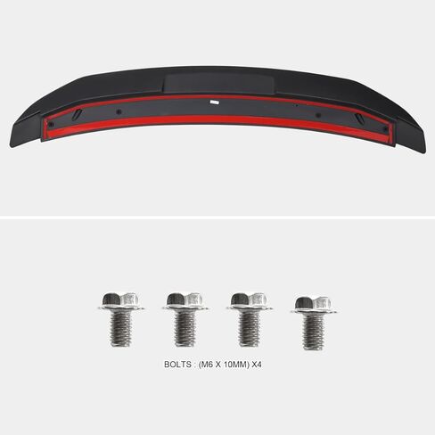 المواصفات D-D توليف Matte Black Shelby GT500 ABS Trunk Trunk Spoiler متوافق مع طرز Ford Mustang 2010-2014 in Kuwait