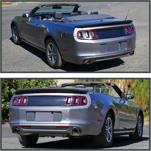 المواصفات D-D توليف Matte Black Shelby GT500 ABS Trunk Trunk Spoiler متوافق مع طرز Ford Mustang 2010-2014 in Kuwait