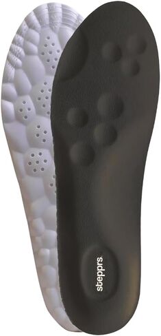 أصلية Quipprs Comfort Shoe Insooles للرجال نساء قابلة للتعديل حجم 4D Memory Foam Cloud Sweens Arch Support Onversive SPONTURE (Black ، US MEN 7.5-10.5) in Saudi Arabia
