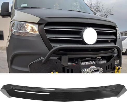 حارس درع الحانة الأمامية محرك محرك السيارة Compatibel مع 2019-2025 Mercedes Benz Sprinter 1500 2500 3500 W907 Tape On ، Matte Black in Saudi Arabia