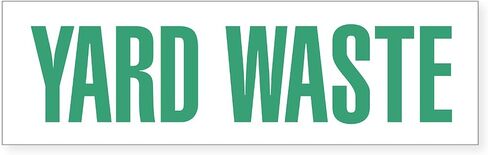 CafePress Yard Waste Sticker 10"x3" Rectangle Vinyl Bumper Sticker Car Decal in Saudi Arabia