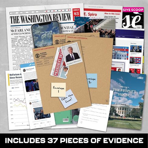 MMC Death at Times Square – Thrilling Murder Mystery Games for Adults in New York City – 40 Evidence Pieces, 150 Min Gameplay (3/5 Difficulty) – Cold Case Files Game for 1-10 Players in Kuwait