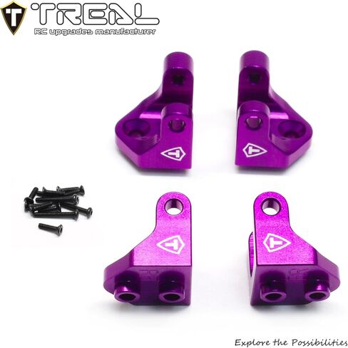 TREAL Aluminium 7075 SHOCK MUTTS Set (4) لـ 1/18 MINI LMT Monster Truck Brackets (Green) in Saudi Arabia