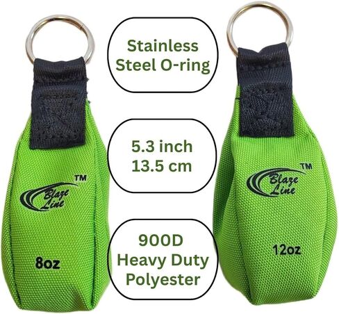 حقيبة وزن للرمي من Arborist مجموعة مكونة من قطعتين (8 أونصة و12 أونصة) - معدات عمل شجرة تسلق الأشجار الرياضية الخارجية in Kuwait