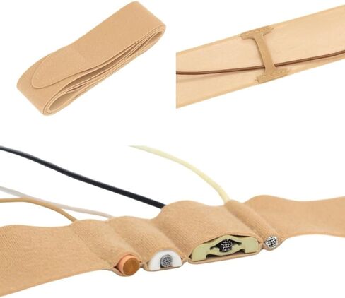 URSA Chest Straps: Low-Profile, Soft, Stretchy & Breathable Transmitter Straps for Location Sound, Theatre, Wedding Shoots & More (White) in Saudi Arabia