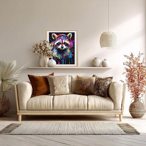 Spinning Vinyl Record Paint by Numbers for Beginners, Cool Vinyl Record Paint by Number Kits for Adults, Colorful Vinyl Record Acrylic Paints Oil Painting for Home Decor(16×20inches, No Frame) in Kuwait