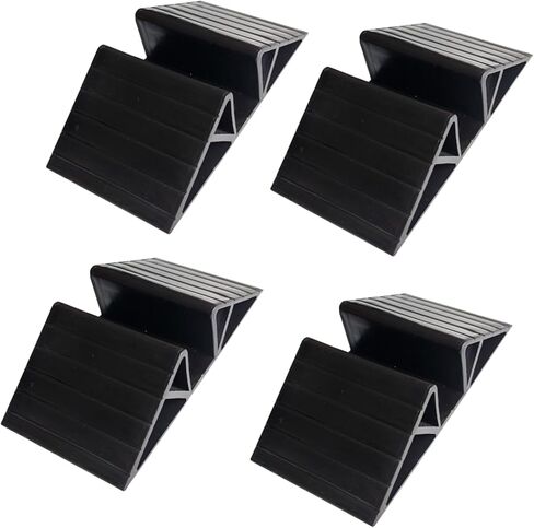 6-Piece pet Dog gate Support feet - Triangle Fence Reinforcement Fittings，Plastic Free Standing Dog Gate Fence Panel，Suitable for configuring Dog Gates, Dog Fences (Black) (6) in Kuwait