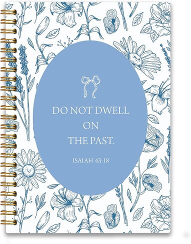 Wildflower Bible Spiral Journaling Notebooks for Women Girls School Teen Isaiah 9:6 Christian Spiral Notebooks Journal The Lord is Peace 80 Sheets 5.8x8.3 in Kuwait