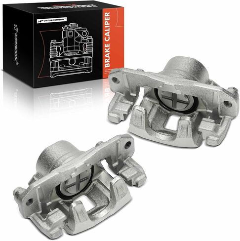 A-Premium Disc Brake Caliper Assembly with Bracket Compatible with Honda Big Red 700 2009 2010 2011 2012 2013 - Front Driver and Passenger Side in Saudi Arabia