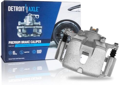 Detroit Axle - فرامل الفرامل اليسرى الأمامية لعام 2003-2008 هوندا Pilot Driver Side Scaliper مع Bracket 2004 2005 2006 2007 in Kuwait