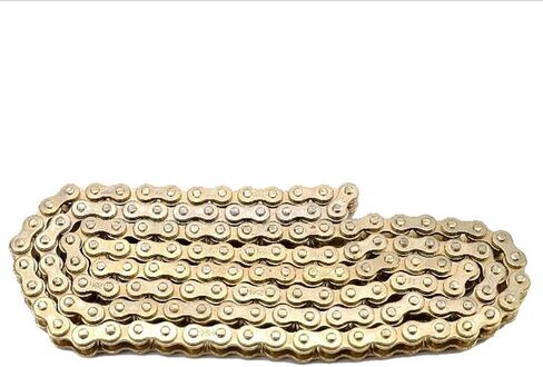 25H 136 Links Motorcycle Drive Chain with Spare Master Link 136 Pins Gold for 47cc 49cc 2 Stroke Scooter Dirt Bike Pocket Bike Mini Bike Minimoto Kids ATV UTV Quad Go Kart Buggy in Saudi Arabia