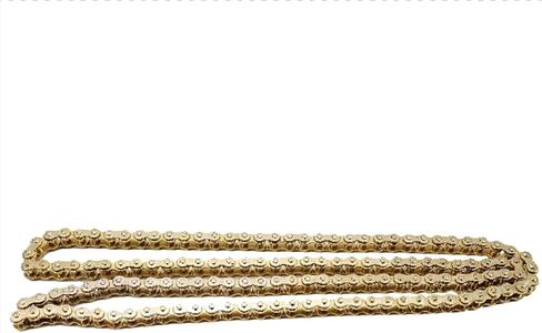 25H 136 Links Motorcycle Drive Chain with Spare Master Link 136 Pins Gold for 47cc 49cc 2 Stroke Scooter Dirt Bike Pocket Bike Mini Bike Minimoto Kids ATV UTV Quad Go Kart Buggy in Saudi Arabia