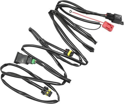 12V Universal Fog Light Light Hainess Kit 12V 40A ترحيل الطاقة لمعظم المركبات in Saudi Arabia