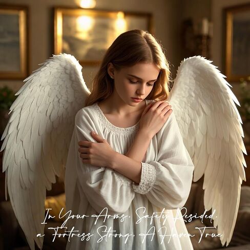 NAN ZAI NAN FANG Sympathy Angel Figurines for Loss of Loved Ones Angel Statues Home Decor Serenity Prayer Gifts for Women Resin Sculpted Hand-Painted Figure Bereavement Gift Idea Praying Hands Statue in Kuwait