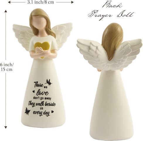 هدايا التعاطف لفقدان أحد أفراد أسرتها 6 "التماثيل التماثيل التماثيل التمييزي التذكارية لفقدان هدايا حزن جدة أمي للنساء (البيج) in Kuwait