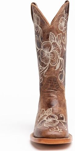 Shyanne Women's Lasy Floral Assorized Western Boot Broad Square Toe Brown 8 1/2 M US in Saudi Arabia