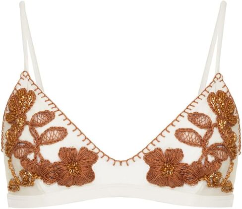 PatBO Embroidered Bikini Top in Saudi Arabia