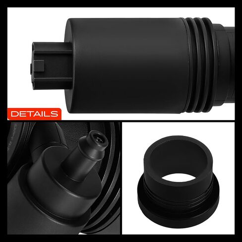 A-Premium Front or Rear Windshield Washer Pump Compatible with Nissan Versa 2007-2012, Juke 2011-2017, NV200 NV1500 NV2500 NV3500 2016-2017, Rogue Sport 2017-2022 in Saudi Arabia