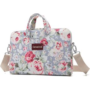 Canvaslove Laptop Counder Messenger Bag for MacBook Air 13 Inch ، Macbook 14 inch و 13.3 inch-14 inch paptop (Paisley) in Kuwait
