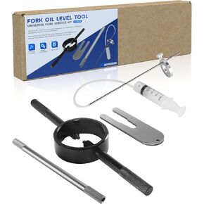 Universal Motorcycle Fork Spring Compressor Tool Kit Compatible with Most Upside Down Streetbike & Motorcycle Forks in Kuwait