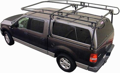 Repyling 19601 الحجم الكامل Camper Shell Contractors رف لسرير طويل القصيرة ، أسود in Kuwait