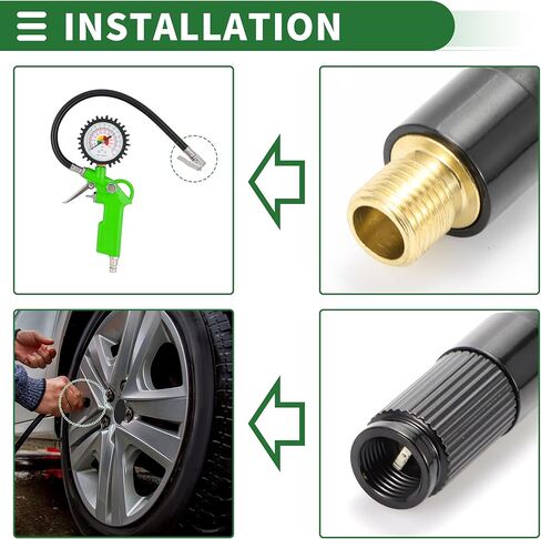 Motoforti Universal الإطارات الإطارات مضخة أنبوب أنبوب تمديد تمديد محول الخراطيم صمام الإطارات in Saudi Arabia