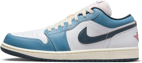 Jordan Mens 1 Low SE White/Armory Navy-Aegean Storm HM3711-144 11 in Saudi Arabia