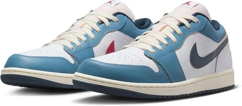 Jordan Mens 1 Low SE White/Armory Navy-Aegean Storm HM3711-144 11 in Saudi Arabia