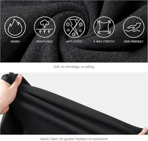 Lightbare Women’s Fleece Long Sleeve Dress Thermal Pullover Crew Neck Tunic Sweatshirt Dress with Pocket Winter Dresses in Kuwait