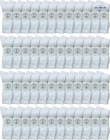 اليخت و Smith Big and Tall Mens Sport Crew Socks بالجملة (حجم الملك) ، بواسطة Socks'nbulk in Saudi Arabia