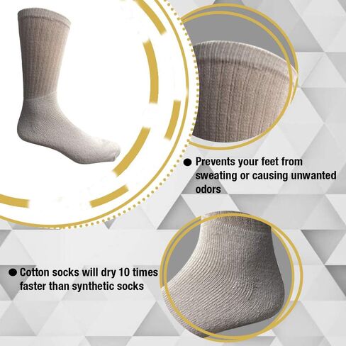 اليخت و Smith Big and Tall Mens Sport Crew Socks بالجملة (حجم الملك) ، بواسطة Socks'nbulk in Saudi Arabia