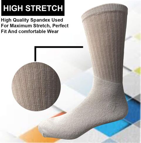 اليخت و Smith Big and Tall Mens Sport Crew Socks بالجملة (حجم الملك) ، بواسطة Socks'nbulk in Saudi Arabia