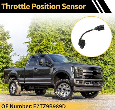 1 Pc Throttle Position Sensor for Ford F-150 F-250 1985-1995 TPS Throttle Sensors No.E7TZ9B989D Plastic Black in Saudi Arabia