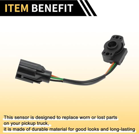 1 Pc Throttle Position Sensor for Ford F-150 F-250 1985-1995 TPS Throttle Sensors No.E7TZ9B989D Plastic Black in Saudi Arabia
