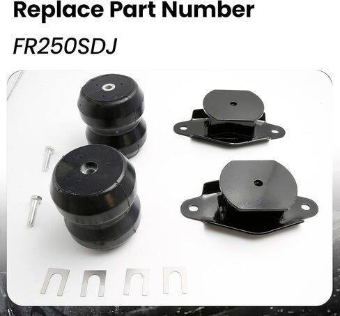 FR250SDJ Rear Bump Stop Rubber Left and Right Fit for Ford F250 F-250 Super Duty 2017 2018 2019 2020 2021 2022 2023 2024 2025, Rear Air Helper Springs Kit in Kuwait