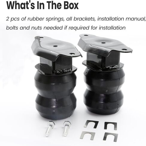 FR250SDJ Rear Bump Stop Rubber Left and Right Fit for Ford F250 F-250 Super Duty 2017 2018 2019 2020 2021 2022 2023 2024 2025, Rear Air Helper Springs Kit in Kuwait