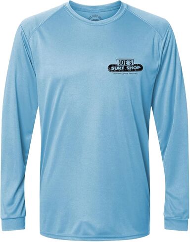 JOES SURF SHOP Men's Vintage Beach UPF 50 Long Sleeve Sun Shirt XS-4XL in Saudi Arabia