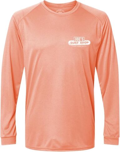 JOES SURF SHOP Men's Vintage Beach UPF 50 Long Sleeve Sun Shirt XS-4XL in Saudi Arabia